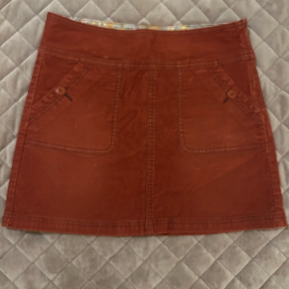 Prana Terracotta Mini Skirt